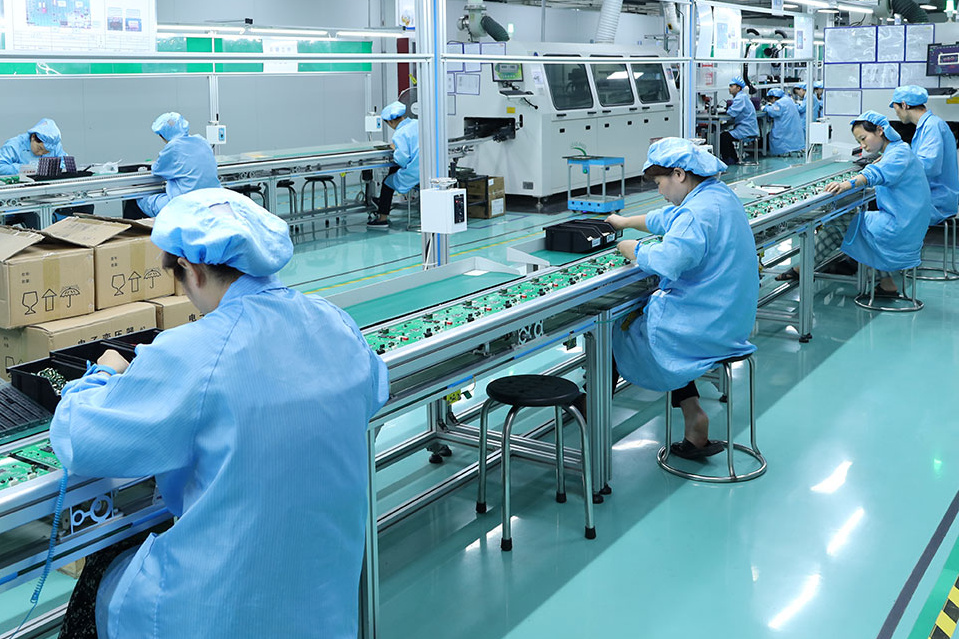 Fully automatic SMT manufacturing assembly line for BMS circuit boards
